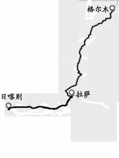 拉日鐵路的建設(shè)使青藏鐵路進(jìn)一步延伸,。記者田俊制圖