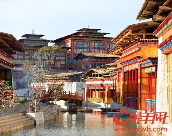 廣東省重點(diǎn)援藏項(xiàng)目——林芝魯朗國(guó)際旅游小鎮(zhèn)正式開業(yè),！_金羊網(wǎng)新聞